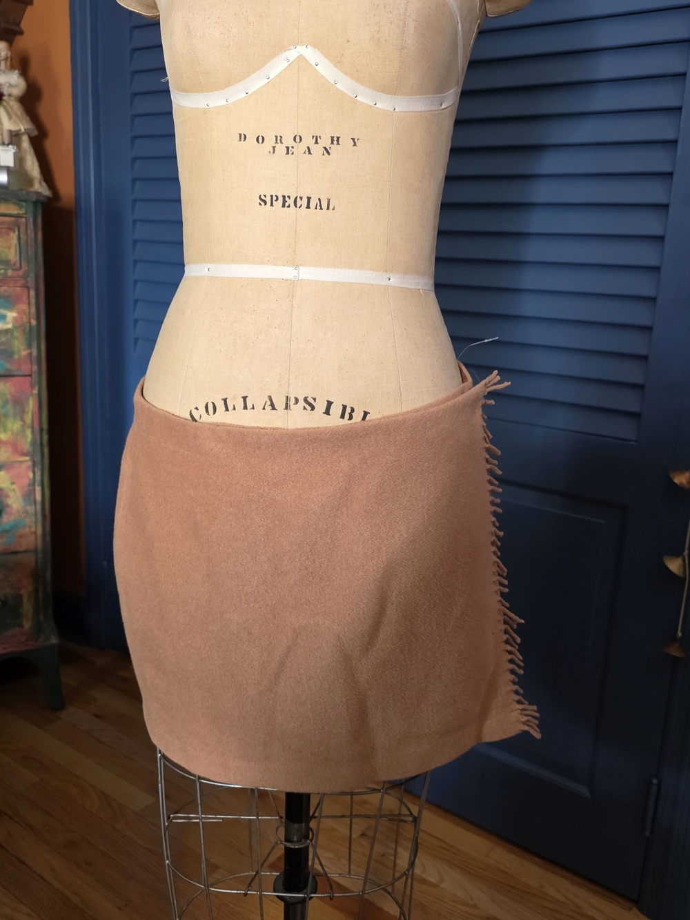 PINK Victoria's Secret Peach Wrap Mini Skirt